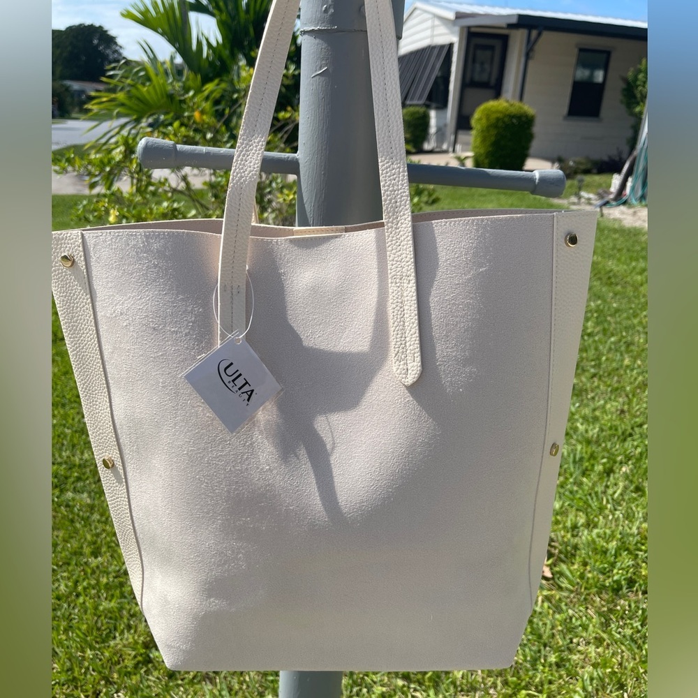 ULTA Beauty Studded Tote Bag In Neutral - Picture 3 of 12